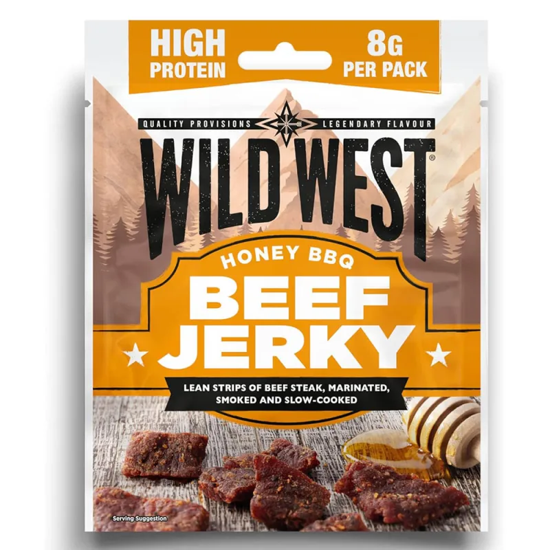 Wild West Beef Jerky Honey BBQ 300 g