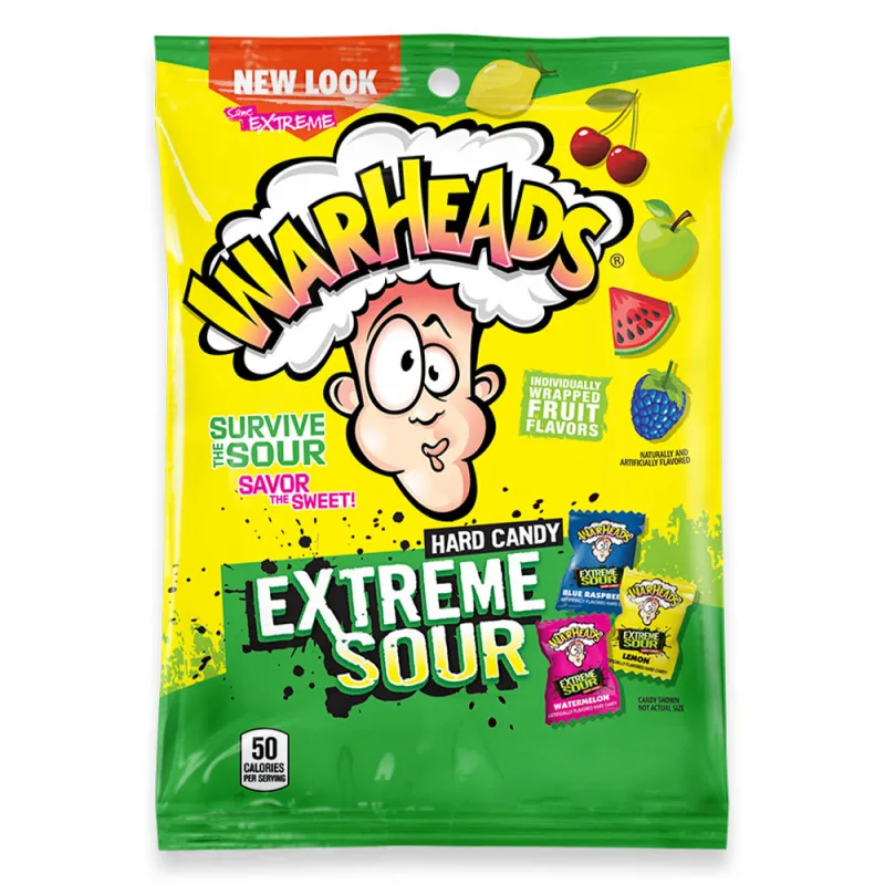 Warheads Extreme Sour Hard Candy 28 g