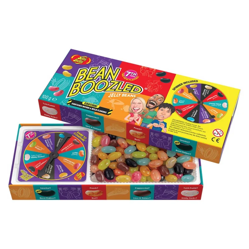 Jelly Belly Jelly Beans BeanBoozled Flaming-Five Hra s Ruletkou 100 g