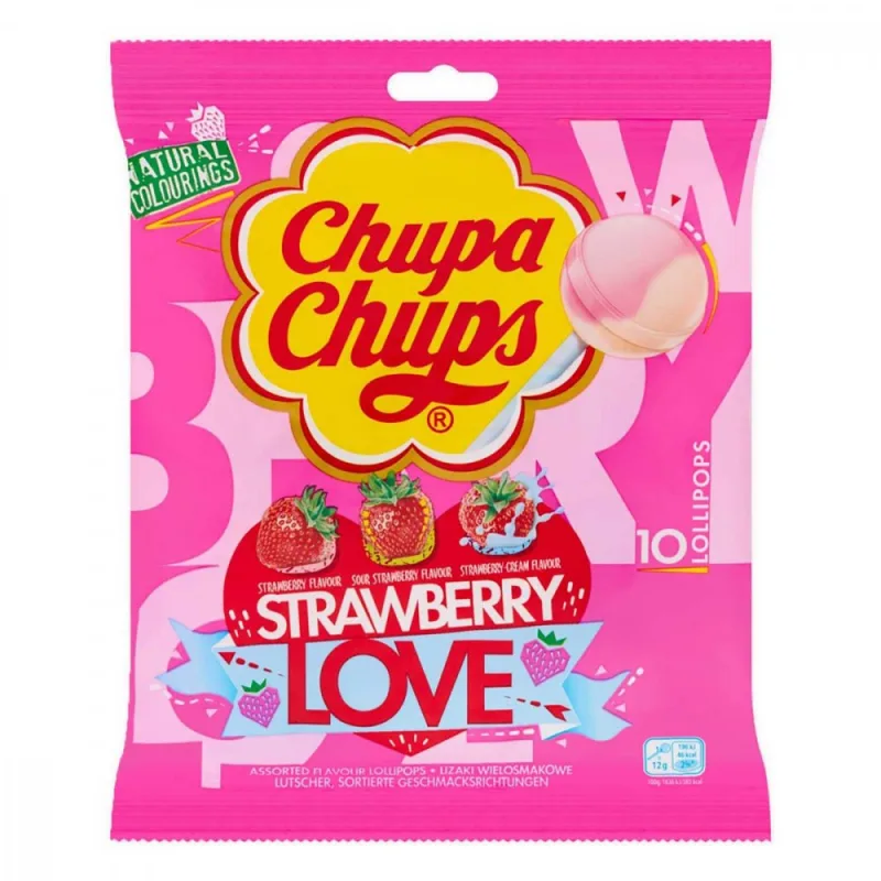 Chupa Chups Strawberry Love 300 g