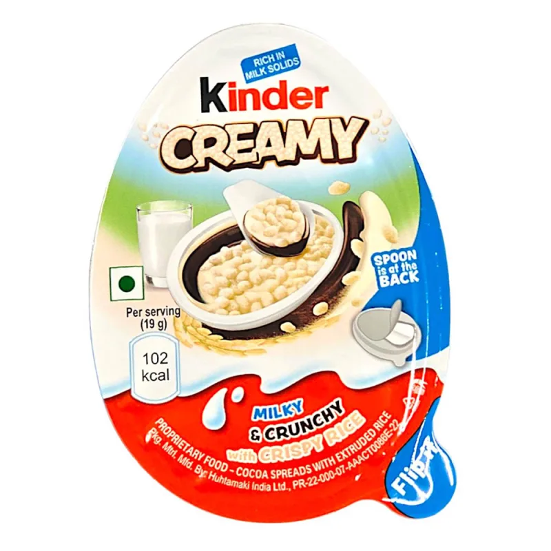 Ferrero Kinder Creamy Milk & Crunchy 19 g