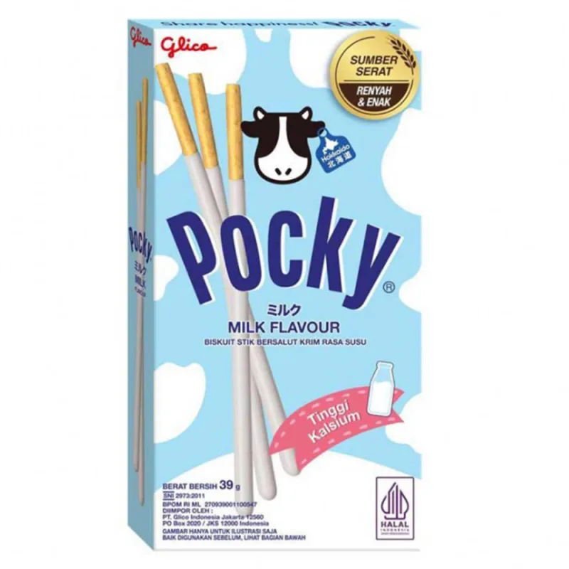 Glico Pocky tyčinky Heart Milk & Cranberry 45 g