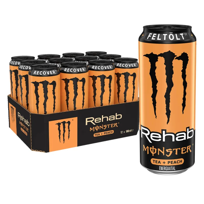 Monster Rehab Peach 12x500ml HU
