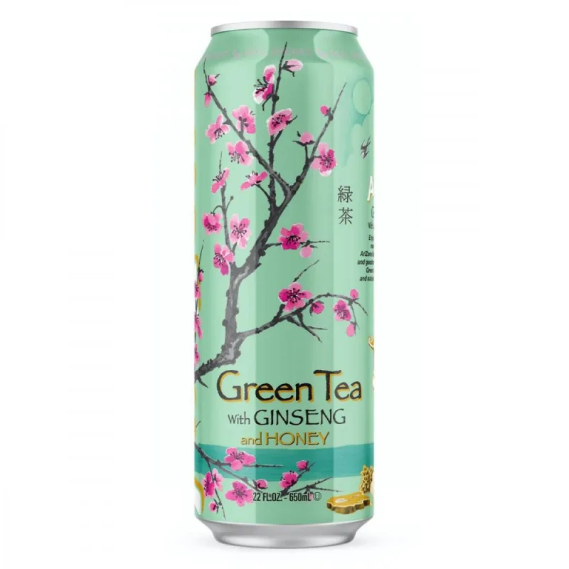 AriZona Green Tea With Ginseng & Honey 650ml