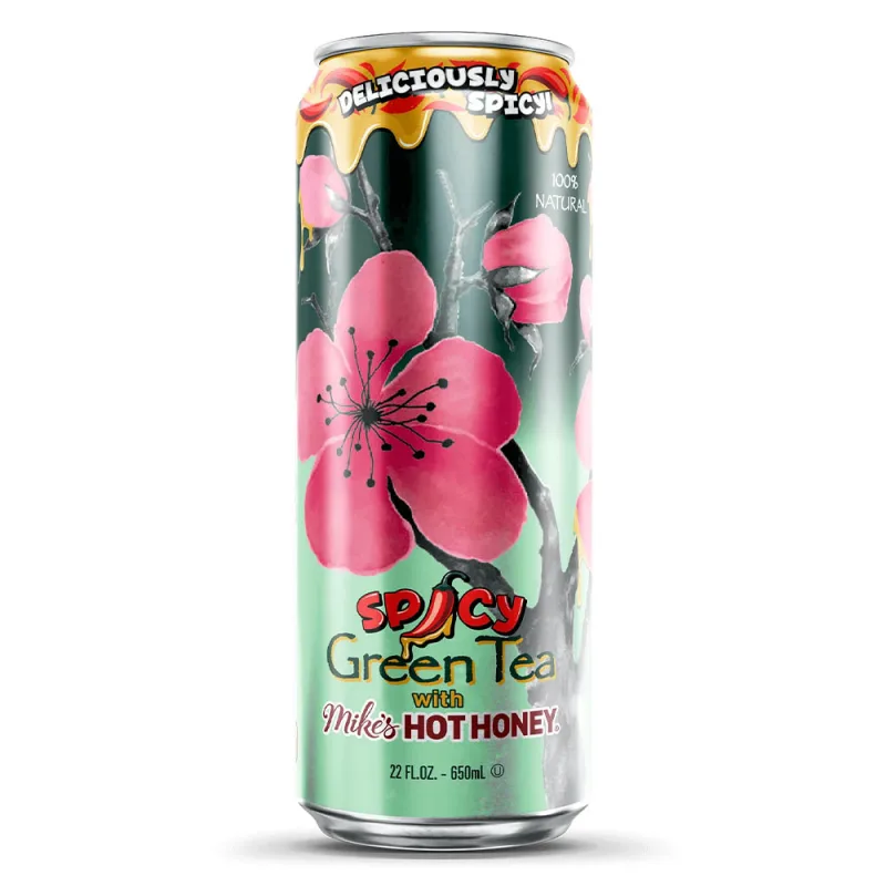 AriZona Spicy Green Tea with Mike's Hot Honey 650ml