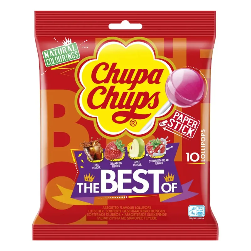 Chupa Chups The Best Of Lollipops 120g