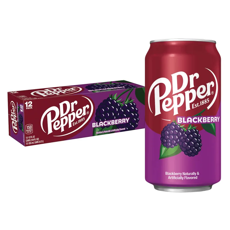 Dr Pepper Blackberry 12x355ml